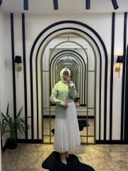 VENÖVE EMİLİ MİNT YEŞİL GÖMLEK