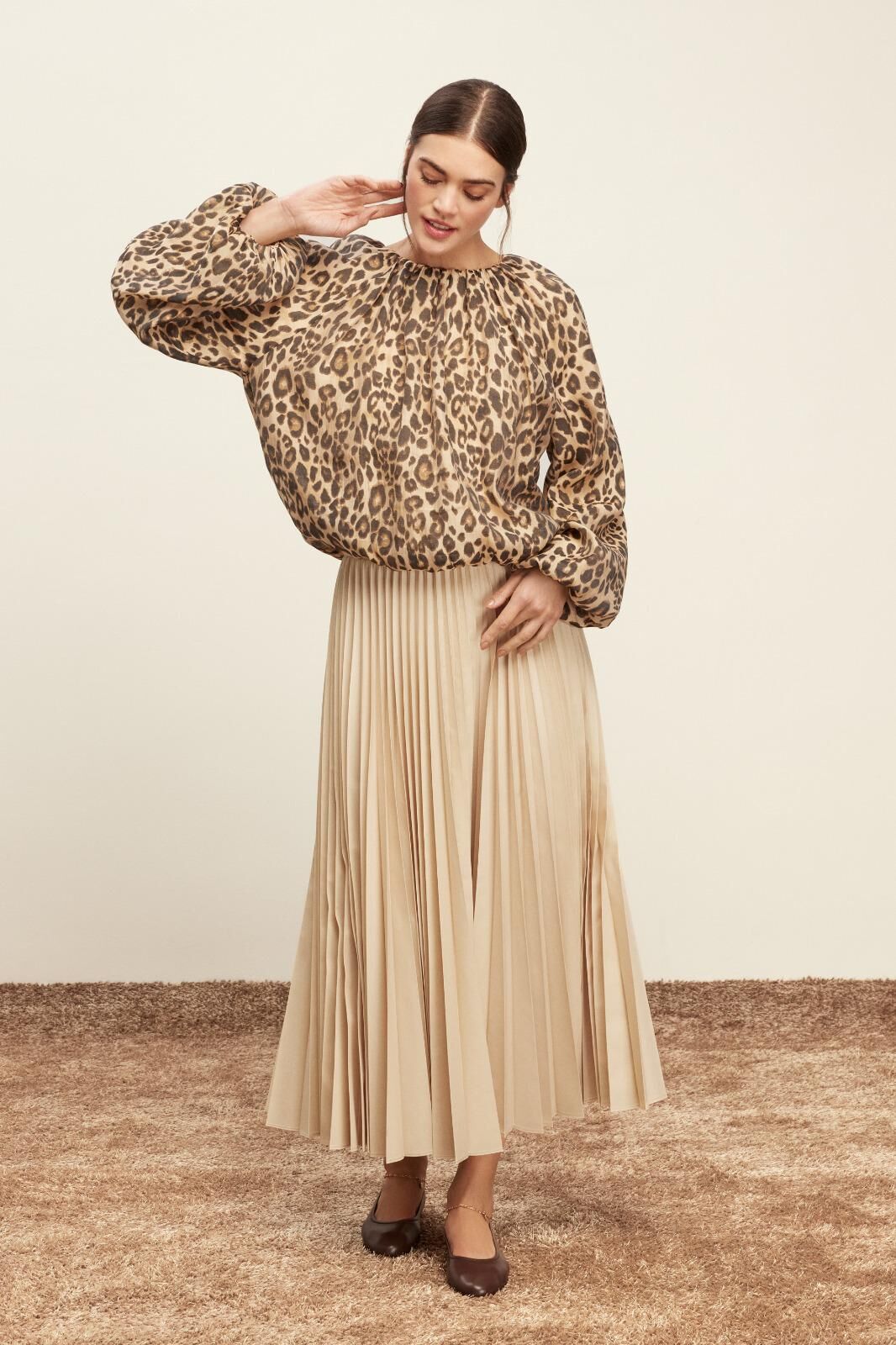 VENÖVE FABLE LEOPAR BLUZ