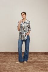 VENÖVE FLORA MAVİ GÖMLEK