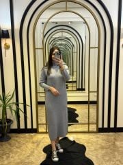 MOOR UZUN TRİKO ELBİSE