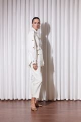 MSM VIRELLE KISA TRENÇKOT EKRU