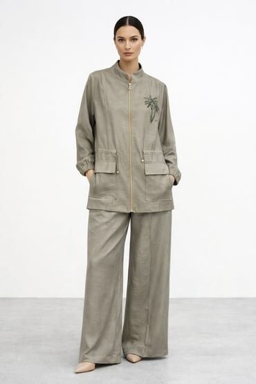 NUSS İŞLEMELİ TAKIM YEŞİL