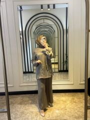 NUSS İPEK QUPRA TAKIM VİZON