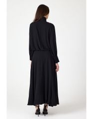 SELVİ ÇETİN BALON ETEK SİYAH