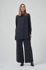 NUSS SİYAH TAŞLI TAKIM