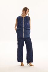 MSM SHINY PANTOLON LACİVERT