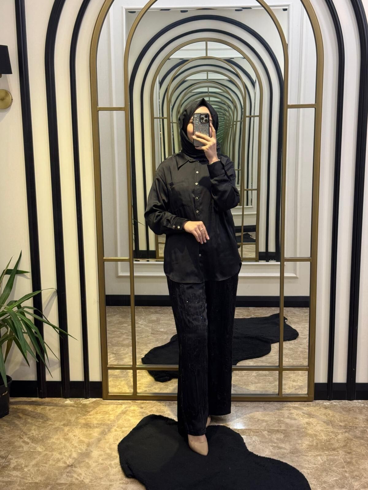 MSM SHINY GÖMLEK SİYAH