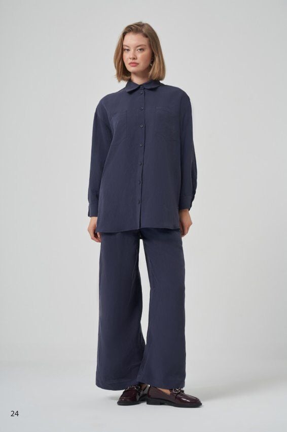 NUSS MODAL LACİVERT TAKIM