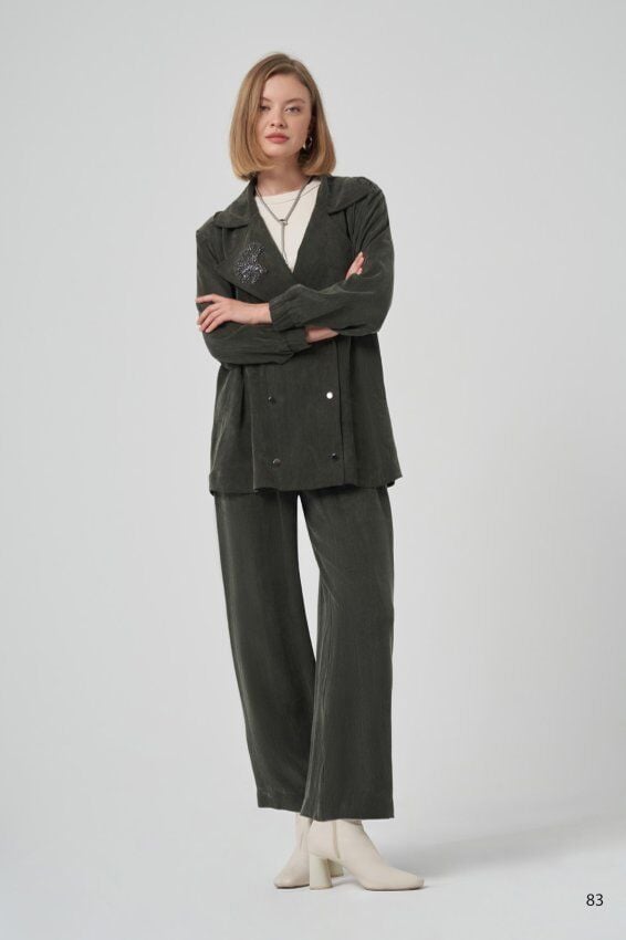 NUSS YEŞİL CEKET TAKIM