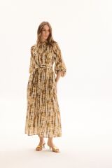 MSM RAIN ELBİSE TABA DESEN