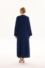 MSM STONE ELBİSE LACİVERT