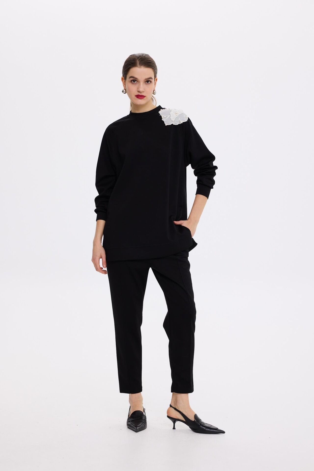 MSM AKSESUARLI COMFORT SWEATSHİRT