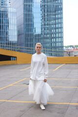 MSM AKSESUARLI COMFORT SWEATSHİRT EKRU