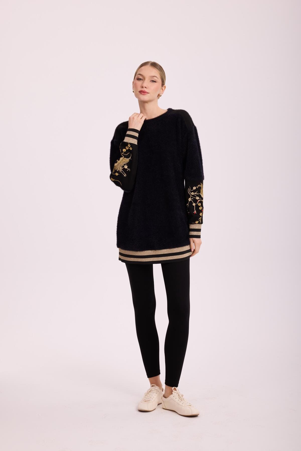 MSM NAKIŞ DETAY ANGORA TUNİK