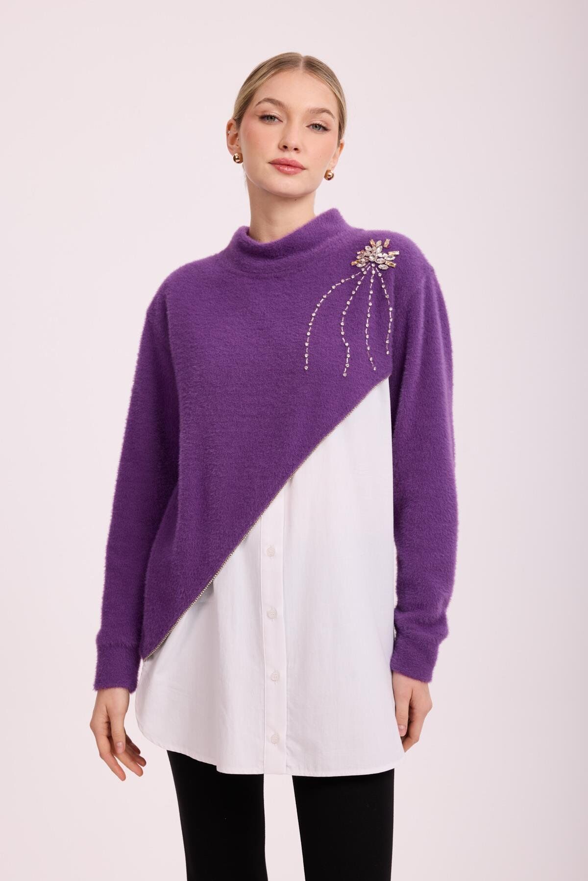 MSM GÖMLEK ANGORA MOR