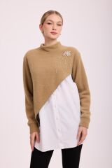 MSM GÖMLEK ANGORA CAMEL