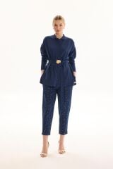 MSM DENIM TAŞLI PANTOLON LACİVERT