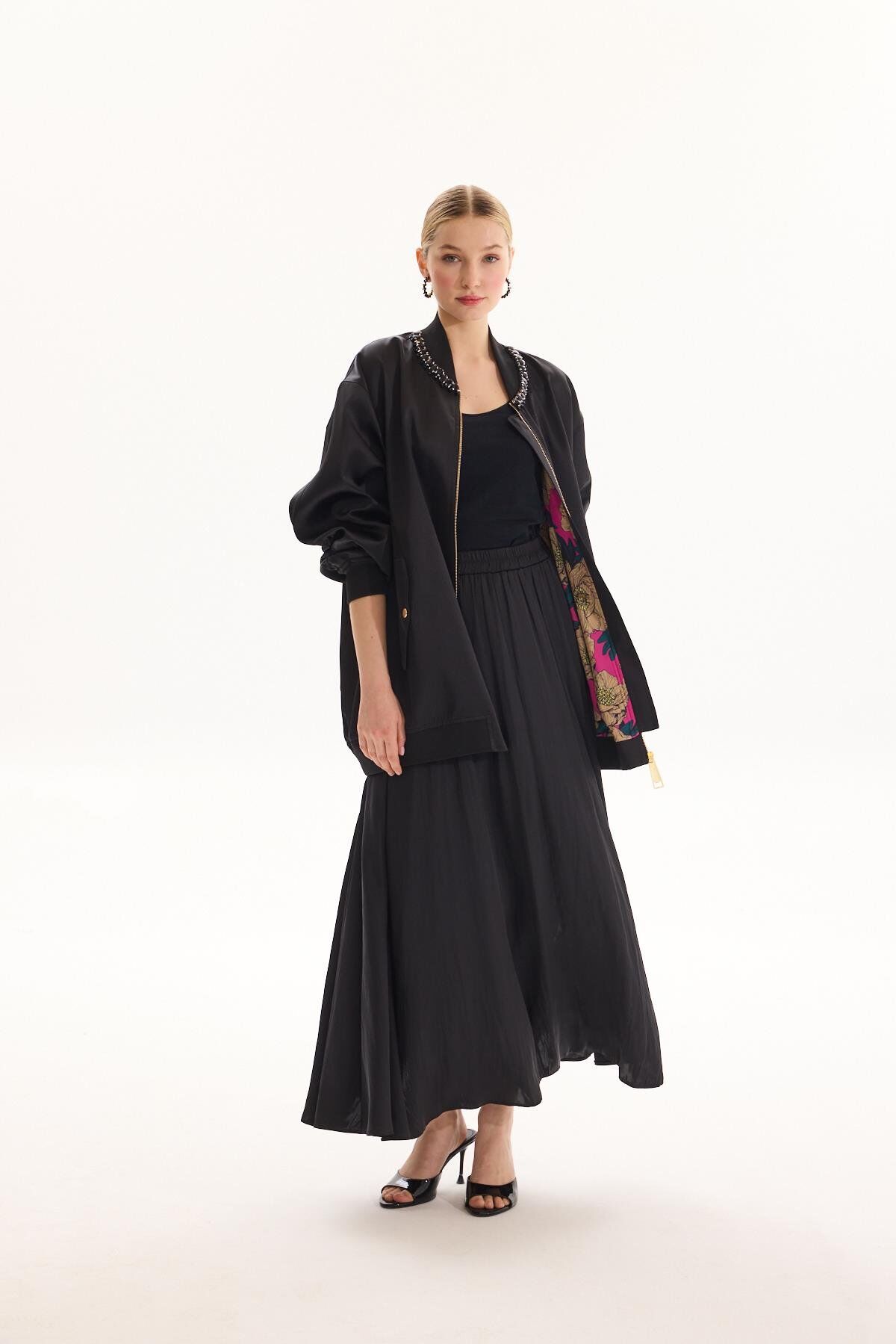 MSM STONE DESIGN CEKET SİYAH