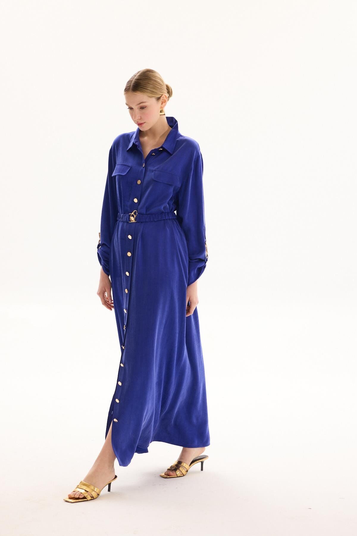 MSM SPECIALE SETA ELBİSE SAKS