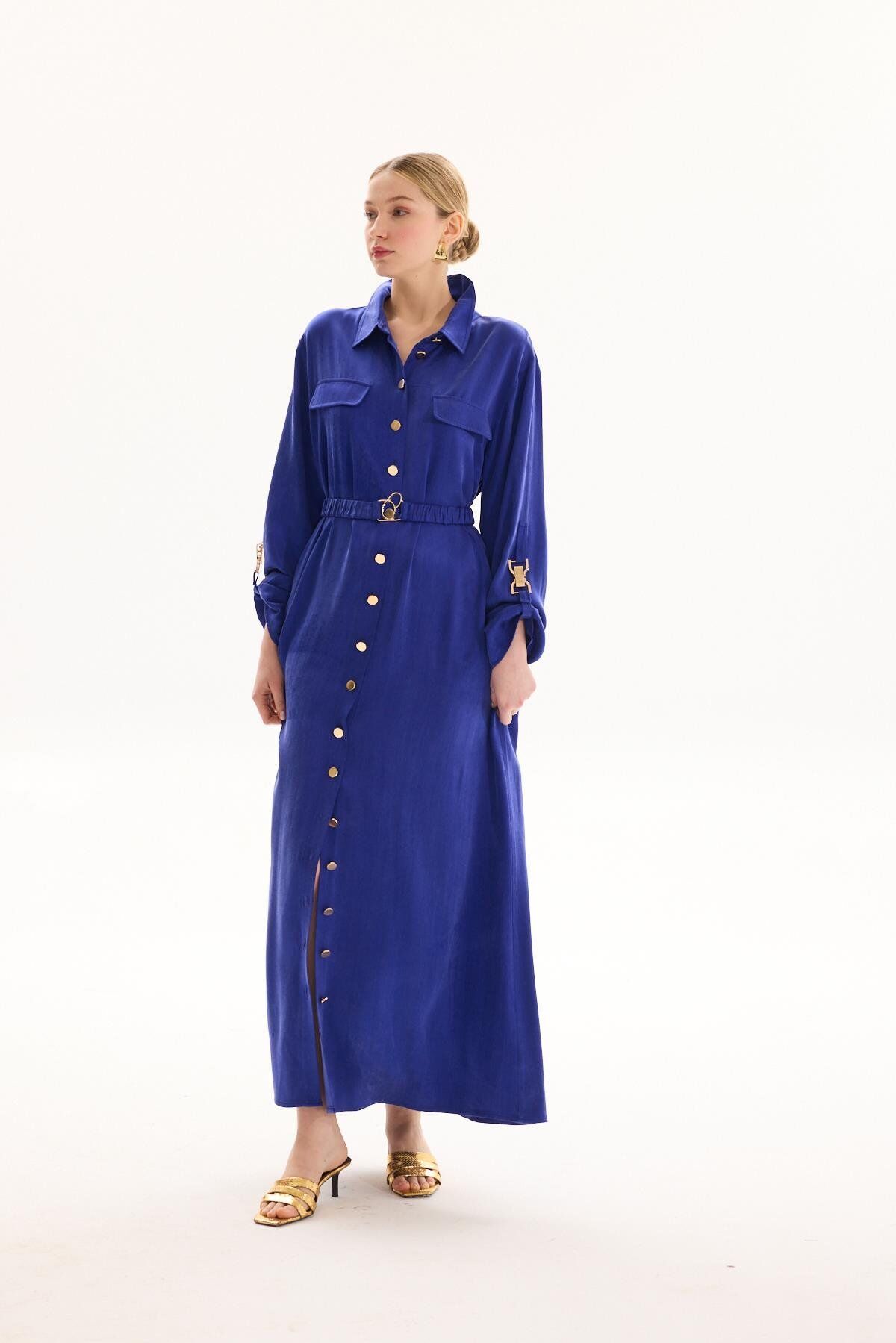 MSM SPECIALE SETA ELBİSE SAKS