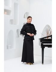 SELVİ ÇETİN KAT KAT PÜSKÜL BLUZ