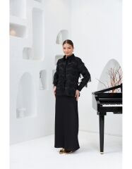 SELVİ ÇETİN KAT KAT PÜSKÜL BLUZ