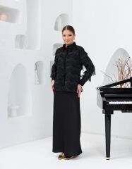 SELVİ ÇETİN  SATEN ETEK SİYAH