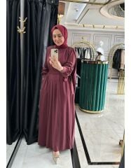 SELVİ ÇETİN BELDEN BAĞLAMA ELBİSE