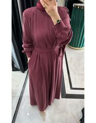 SELVİ ÇETİN BELDEN BAĞLAMA ELBİSE