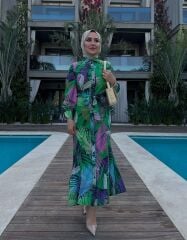 SELVİ ÇETİN TROPİK ELBİSE