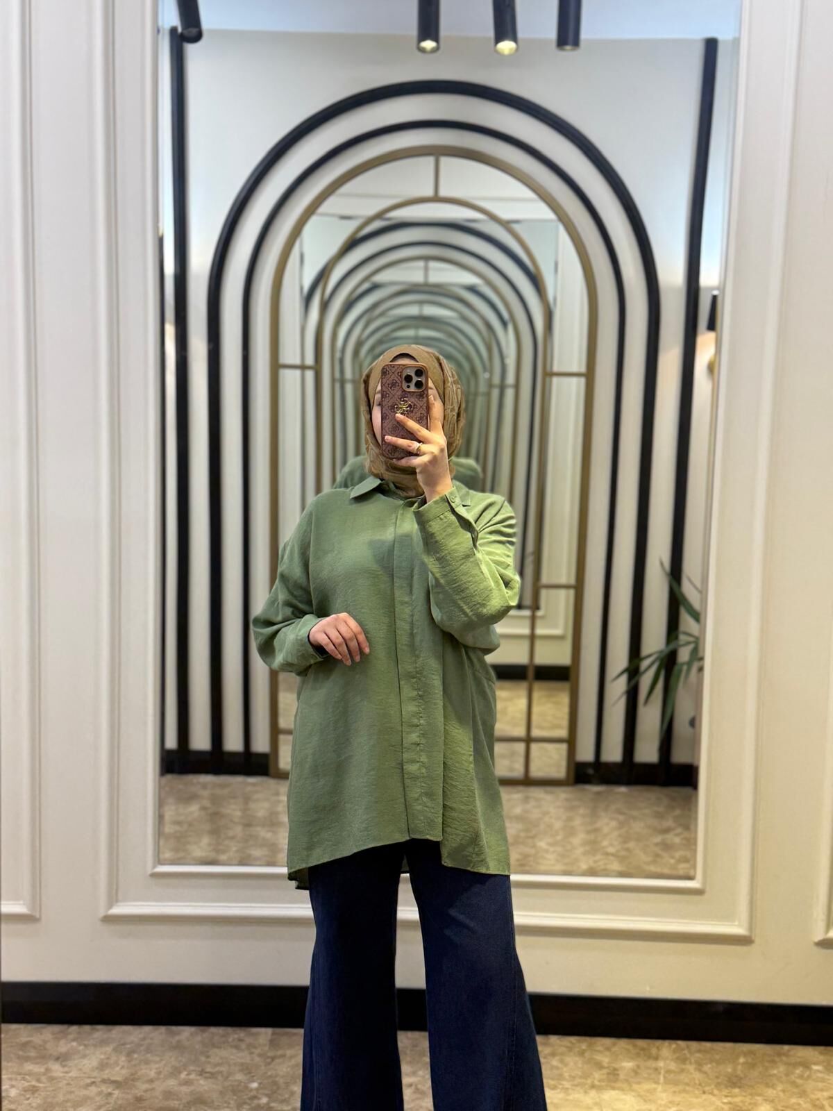 VENÖVE YEŞİL GÖMLEK