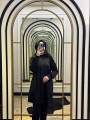 SELİNADA TÜLLÜ İŞLEMELİ GÖMLEK