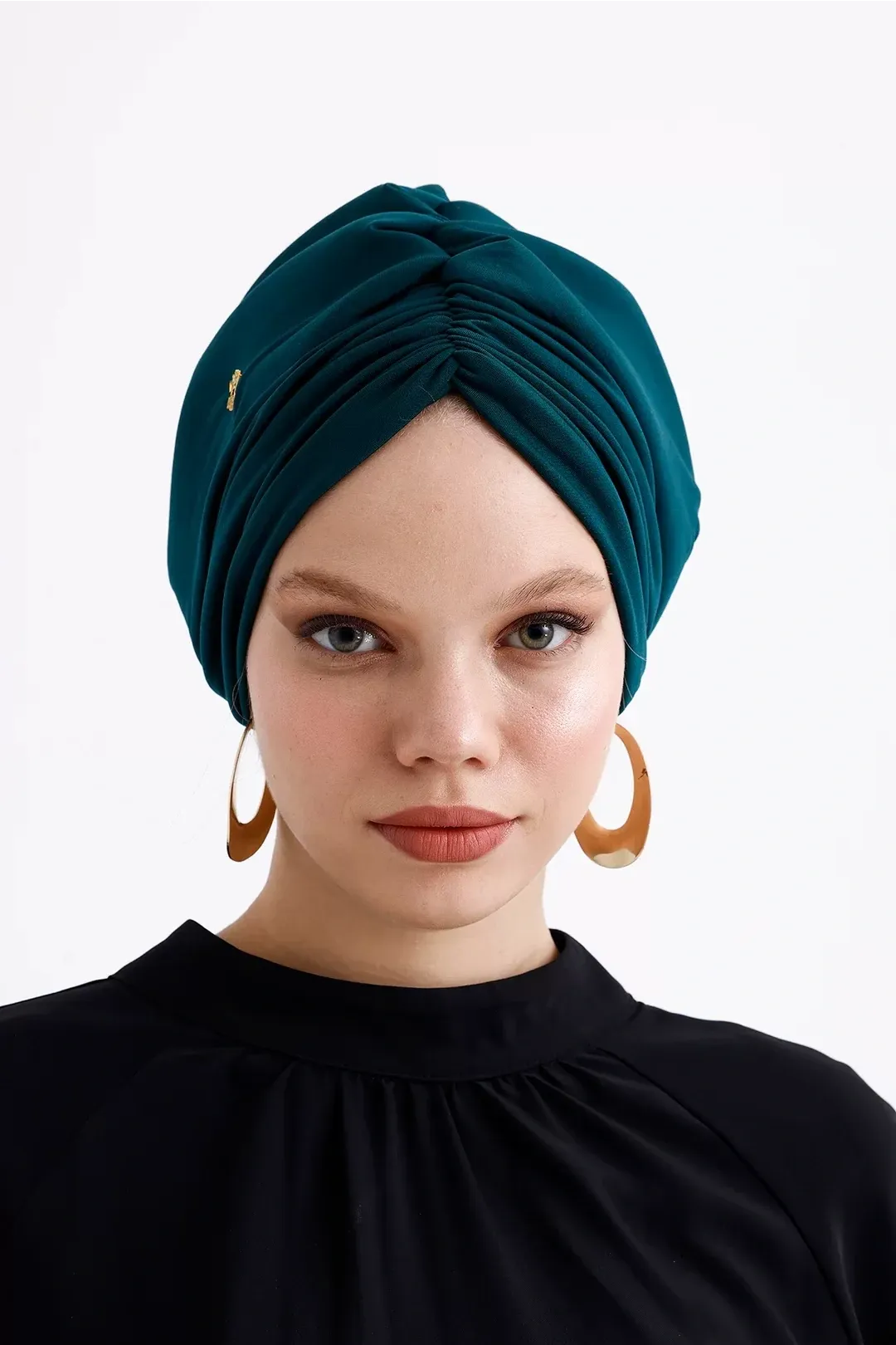 Sisre Drapeli Dolgulu Günlük Bone Zümrüt